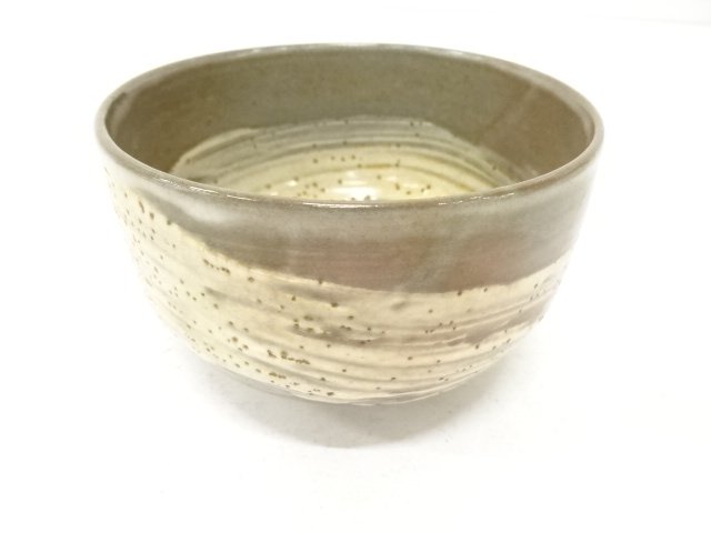 JAPANESE COLLECTIBLE / BRUSH-STROKE TEA BOWL